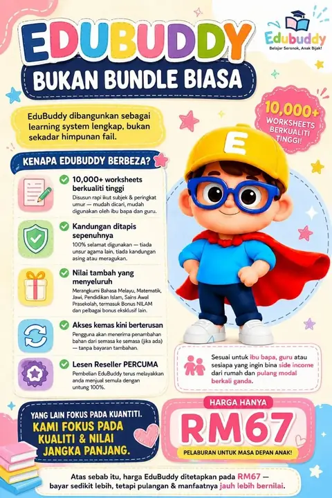 Poster EduBuddy Bukan Bundle Biasa